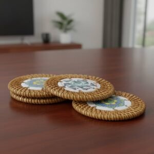 rattan coasters