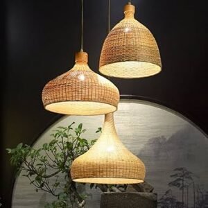 rattan pendant hanging light