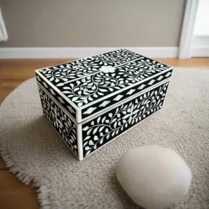 bone inlay jewelry box