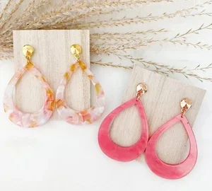 resin earrings