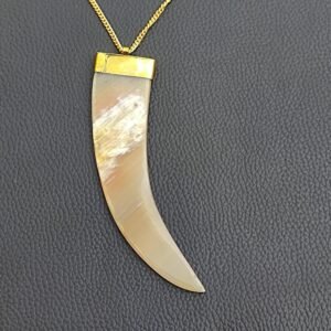buffalo horn nacklace